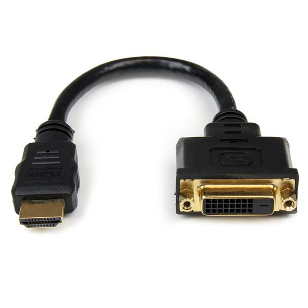 HDM-adapter Startech HDDVIMF8IN Svart