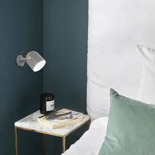 Vegglampe Corep Grå Metall 40 W