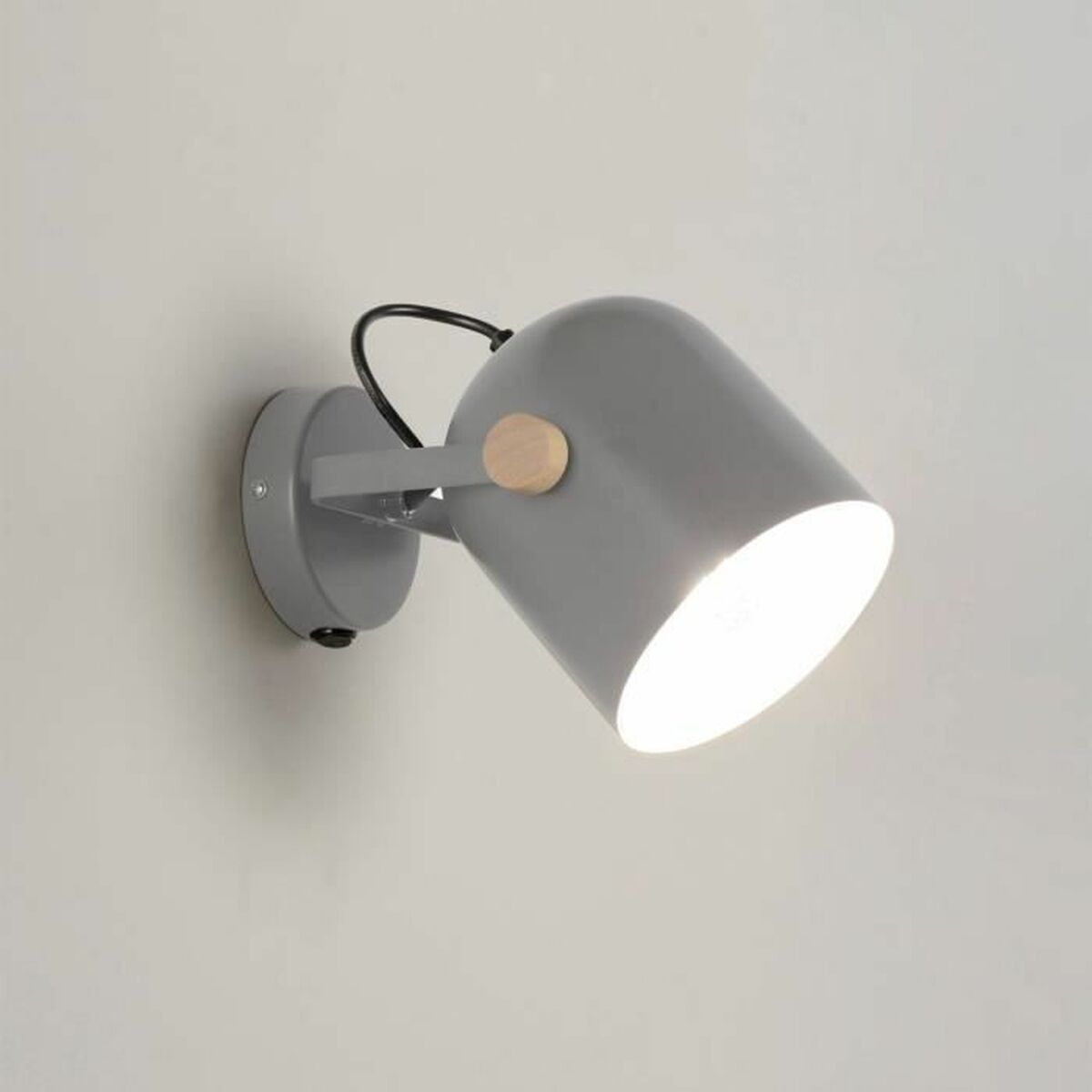Vegglampe Corep Grå Metall 40 W