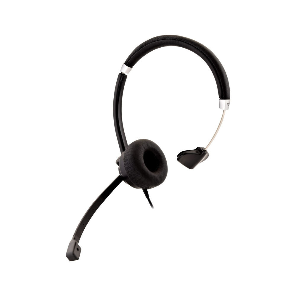 Hodetelefoner med Mikrofon V7 HA401                Svart