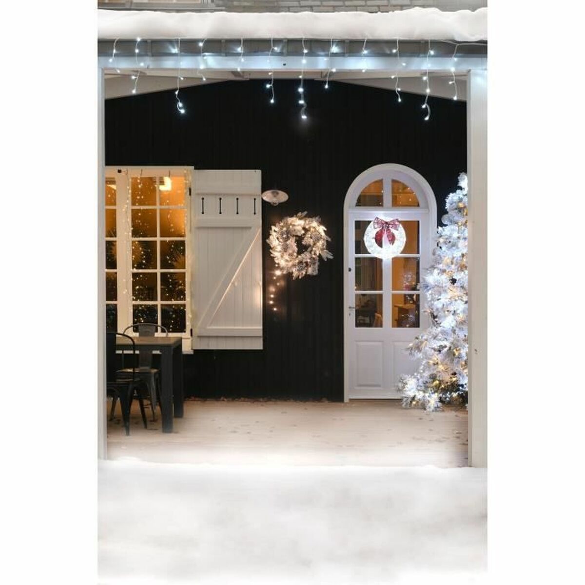 Krans av LED-lys Blachere Illumination Hvit