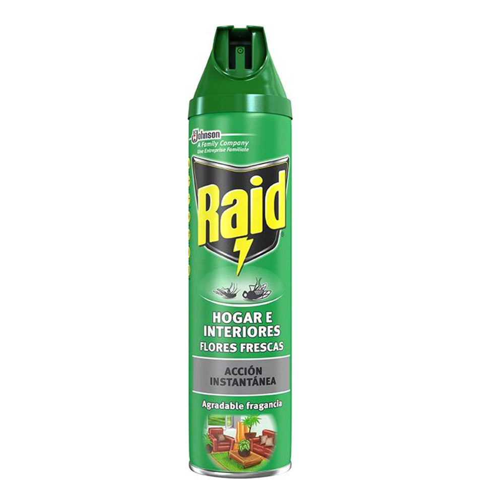 Insektmiddel Raid Flygende insekter Frisk (600 ml)