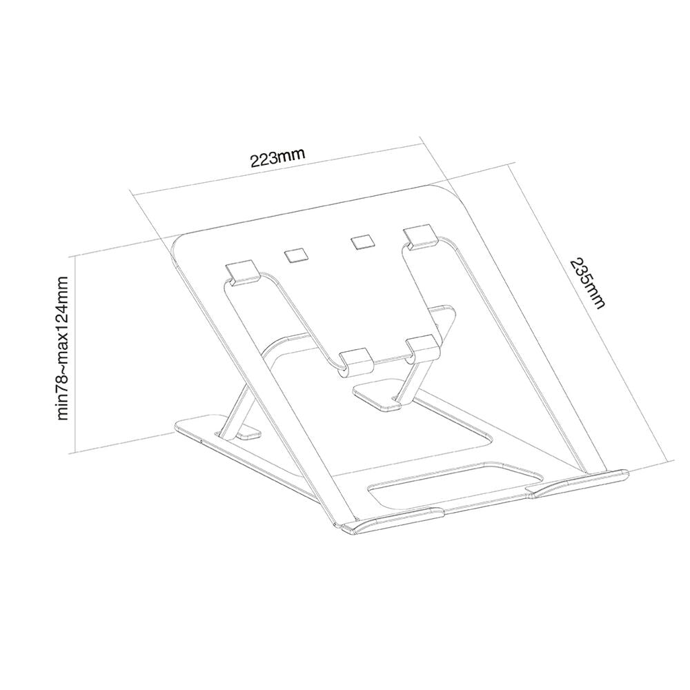 Notebookstativ Neomounts NSLS085BLACK