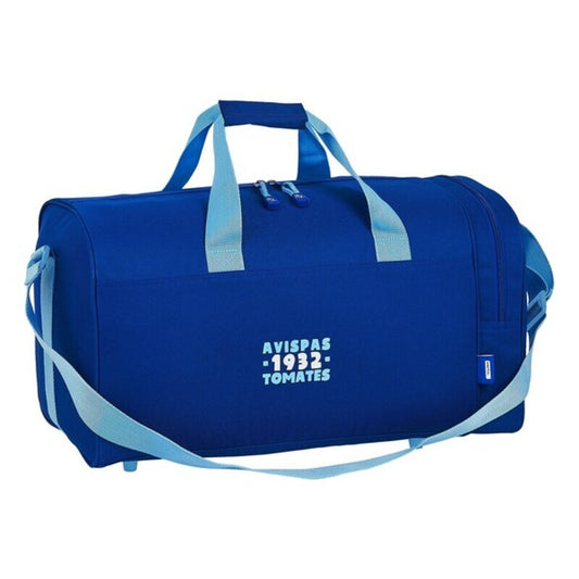 Sportsbag Real Zaragoza Blå Lyse Blå (47 x 26 x 27 cm)