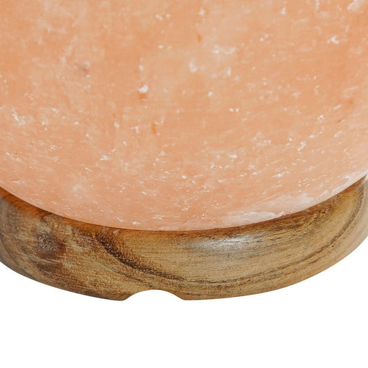 Belysning DKD Home Decor Oransje Akasia (15 x 15 x 15 cm)