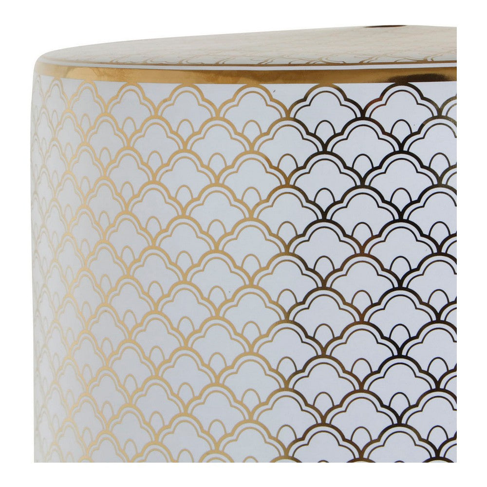 Sidebord Stretto Decor Porselen (33 x 33 x 42 cm)