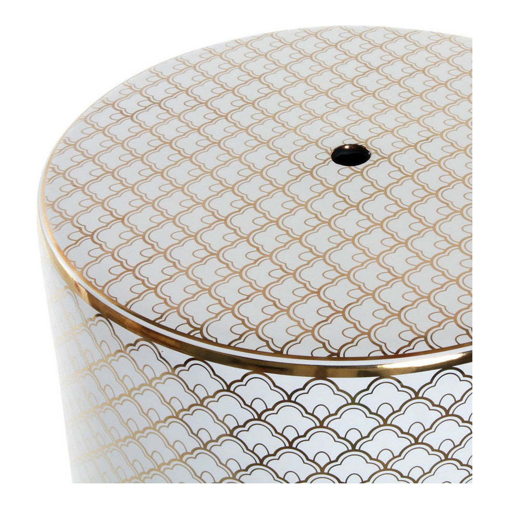 Sidebord Stretto Decor Porselen (33 x 33 x 42 cm)