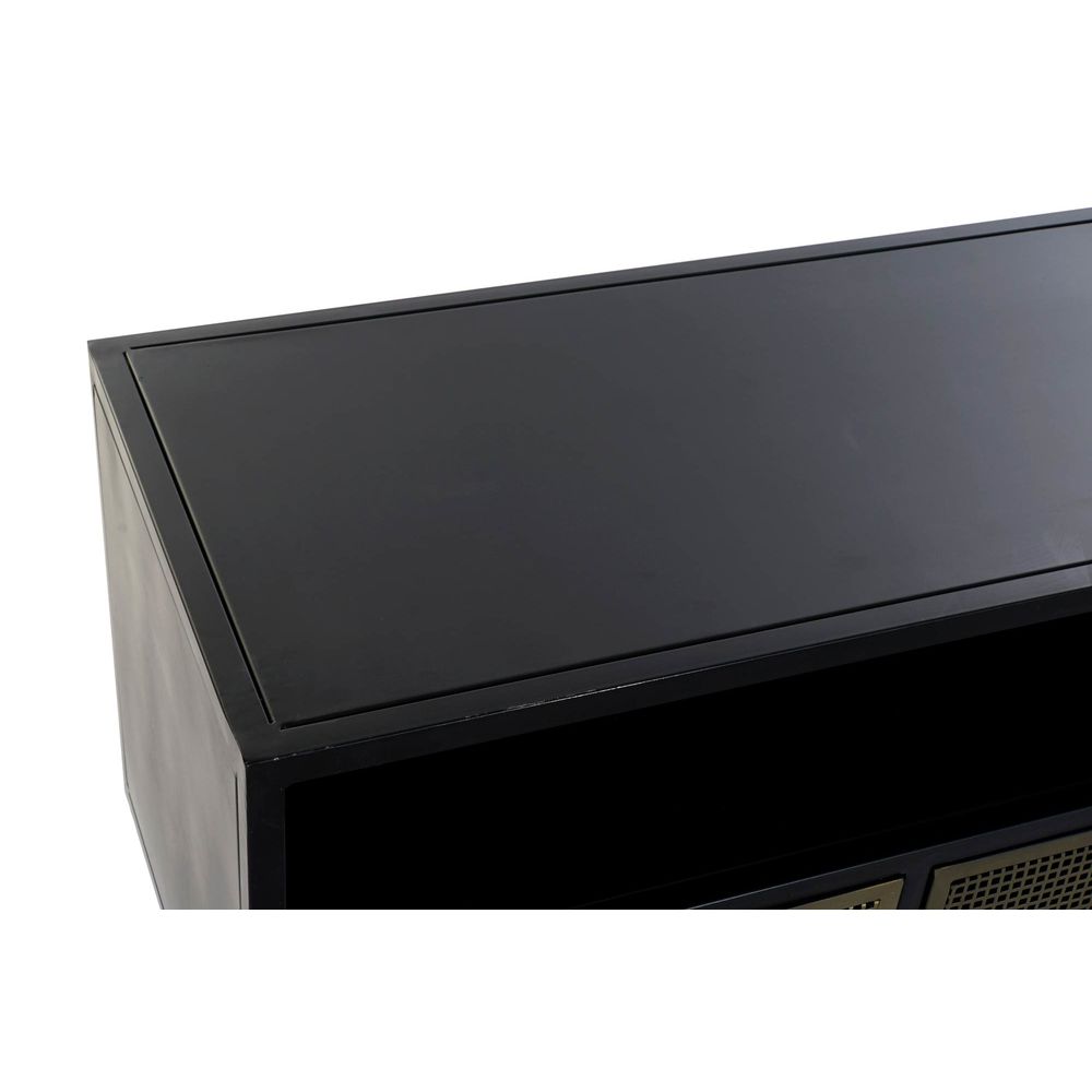 TV-møbler Stretto Decor Svart Metall Gyllen (125 x 41 x 62 cm)