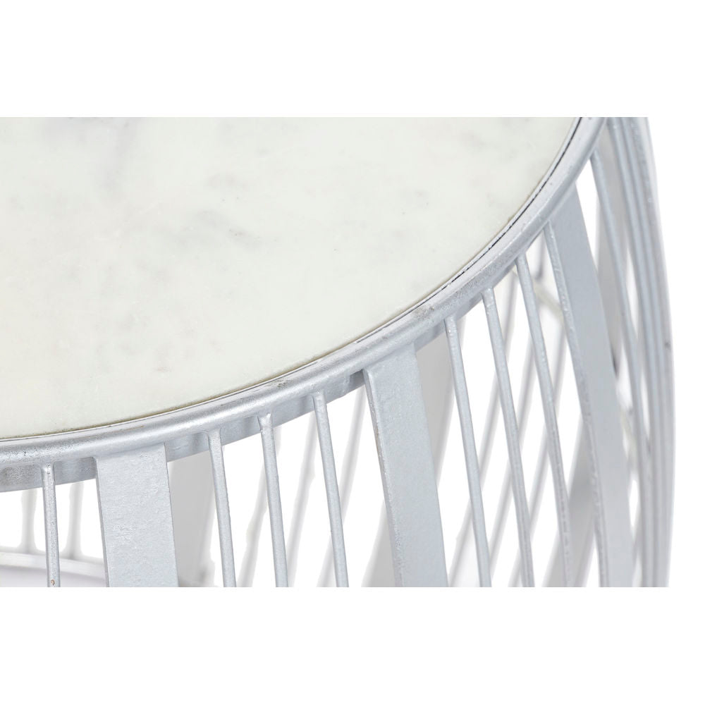 Sidebord Stretto Decor Marmor Jern (46 x 46 x 41 cm)