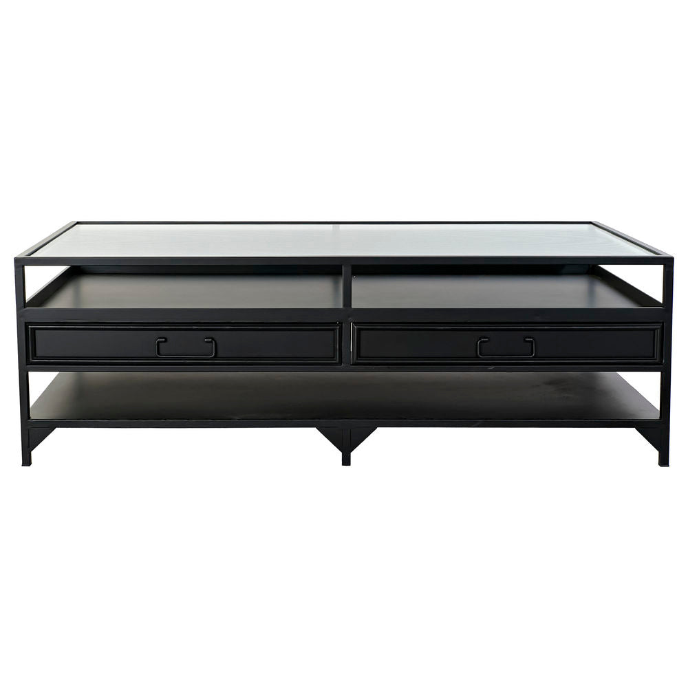 Senterbord Stretto Decor Metall Krystall (120 x 60 x 40 cm)