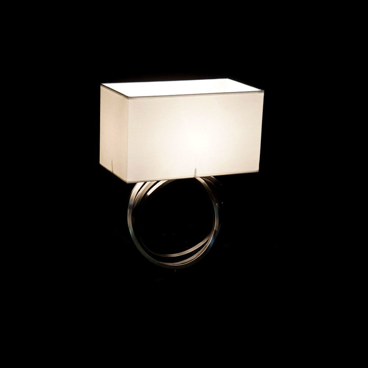 Bordlampe DKD Home Decor 8424001836109 Hvit Sølv Metall 60 W 220 V 38 x 20 x 54 cm
