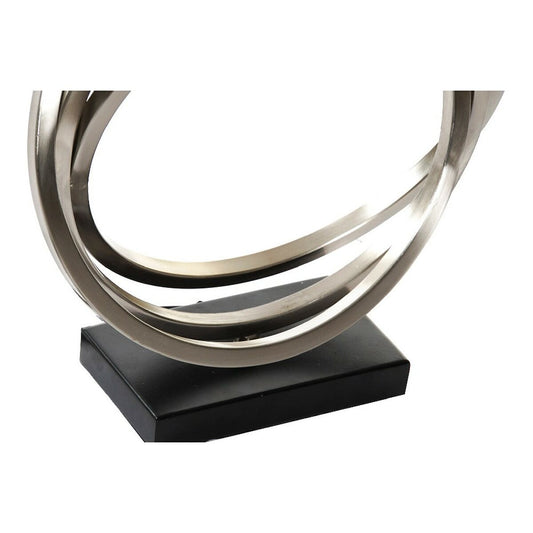 Bordlampe DKD Home Decor 8424001836109 Hvit Sølv Metall 60 W 220 V 38 x 20 x 54 cm