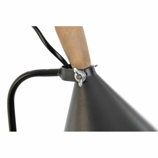 Bordlampe DKD Home Decor Svart Metall Tre 15 W Tre MDF (16 x 24 x 46 cm)
