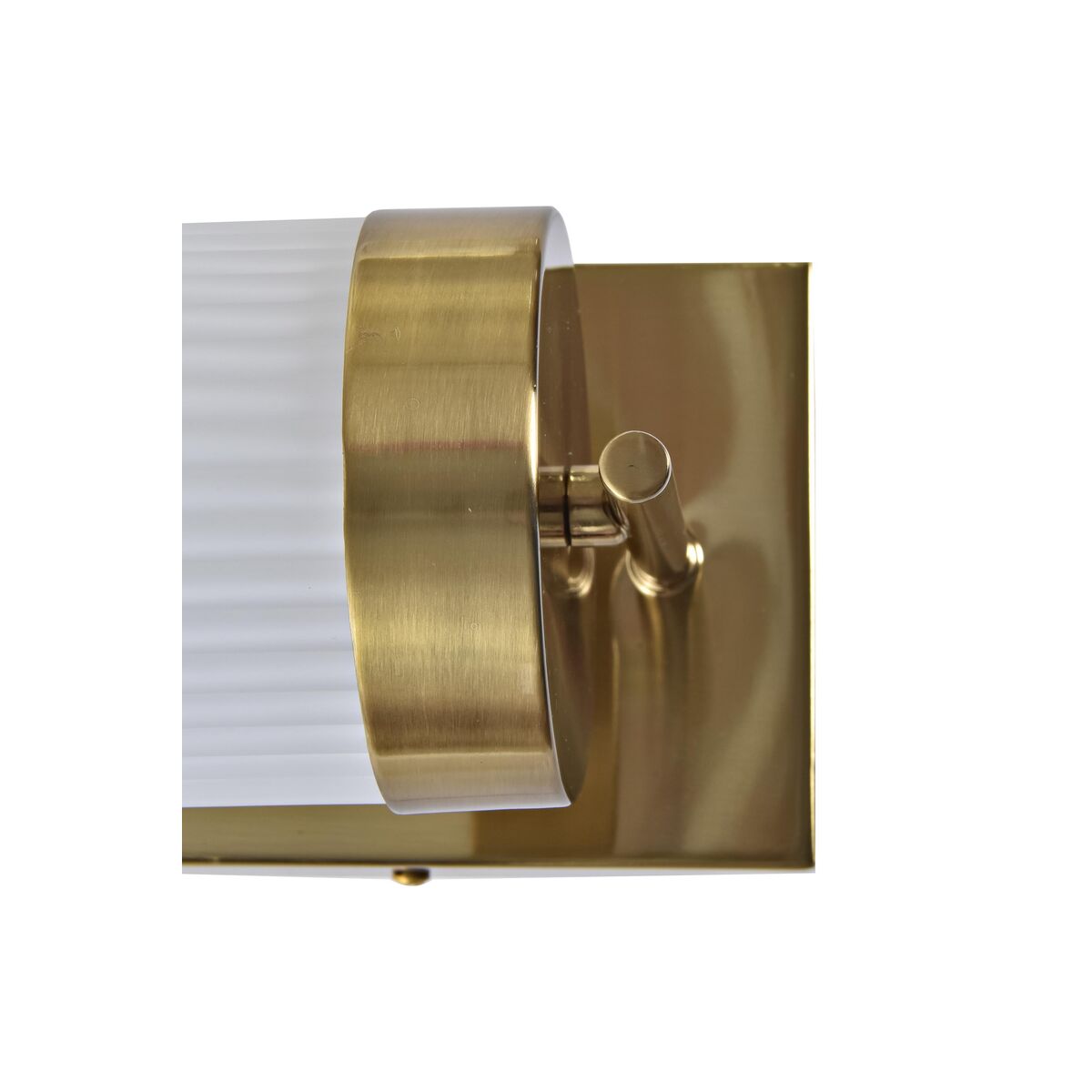 Vegglampe DKD Home Decor Krystall Gyllen Metall Hvit 220 V 50 W (12 x 15 x 20 cm)