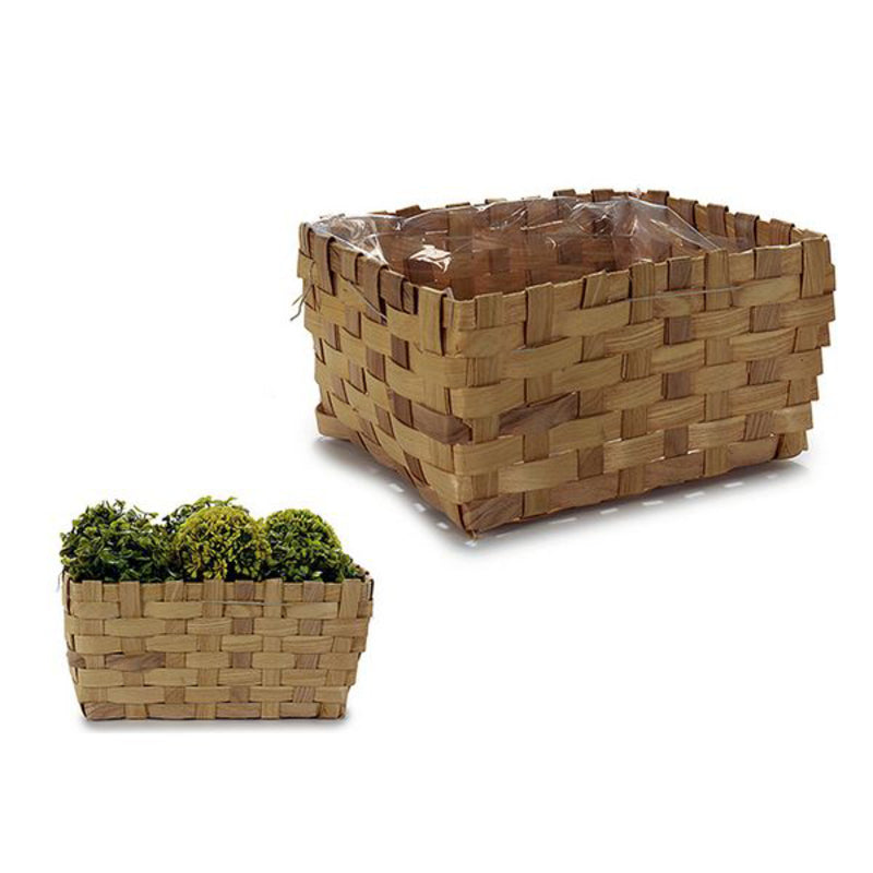 Dekorative Pongponger Stokk Brun (21 x 12,5 x 27 cm)