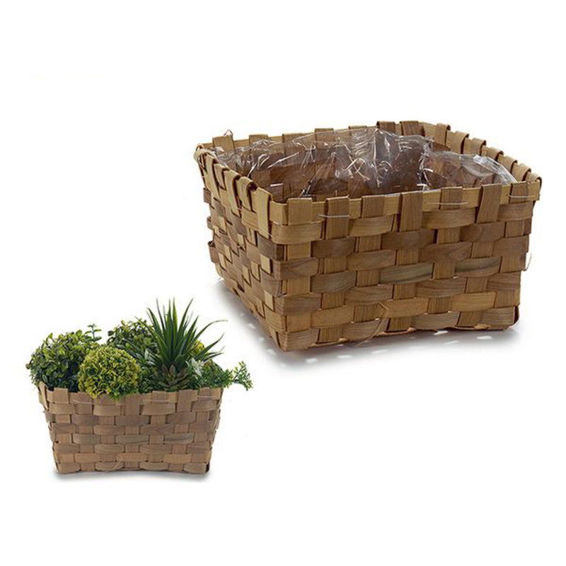 Dekorative Pongponger Stokk Brun (24 x 13 x 24 cm)