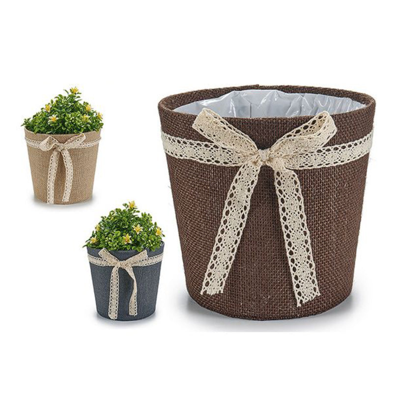 Dekorative Pongponger Med buer Klut (20 x 17 x 20 cm)