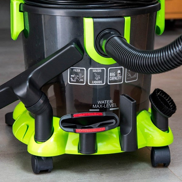 Støvsuger uten Pose Cecotec Conga Wet&Dry 1400W 15L Grønn Svart