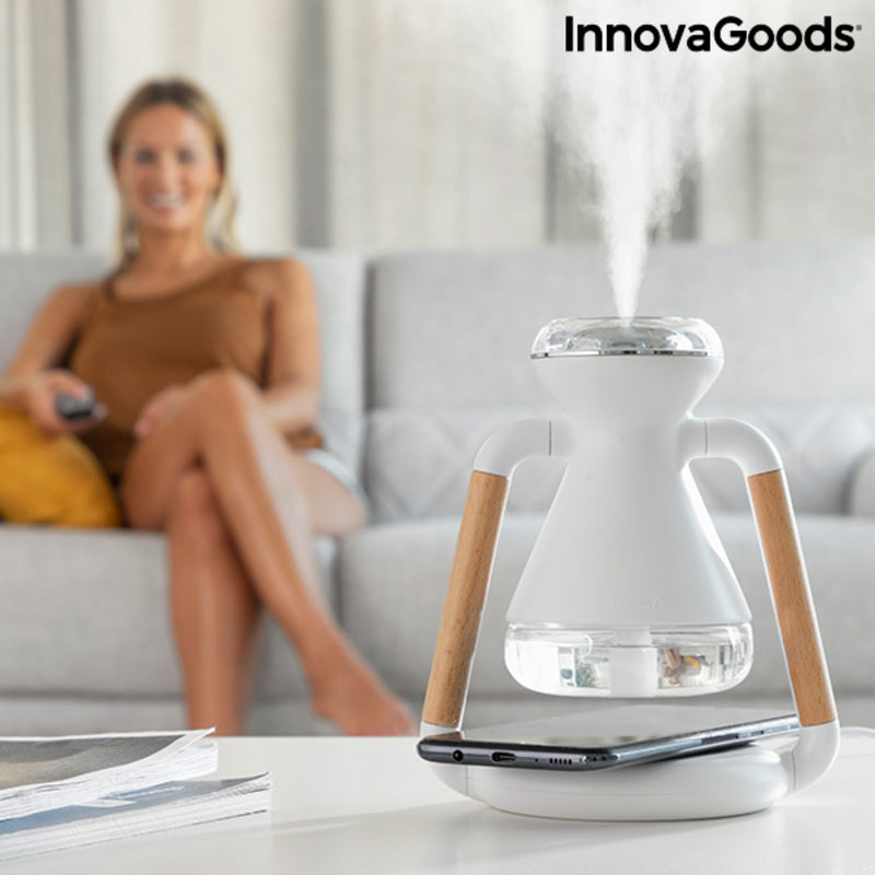 3-i-1 trådløs lader, aromadiffusor og luftfukter Misvolt Stretto
