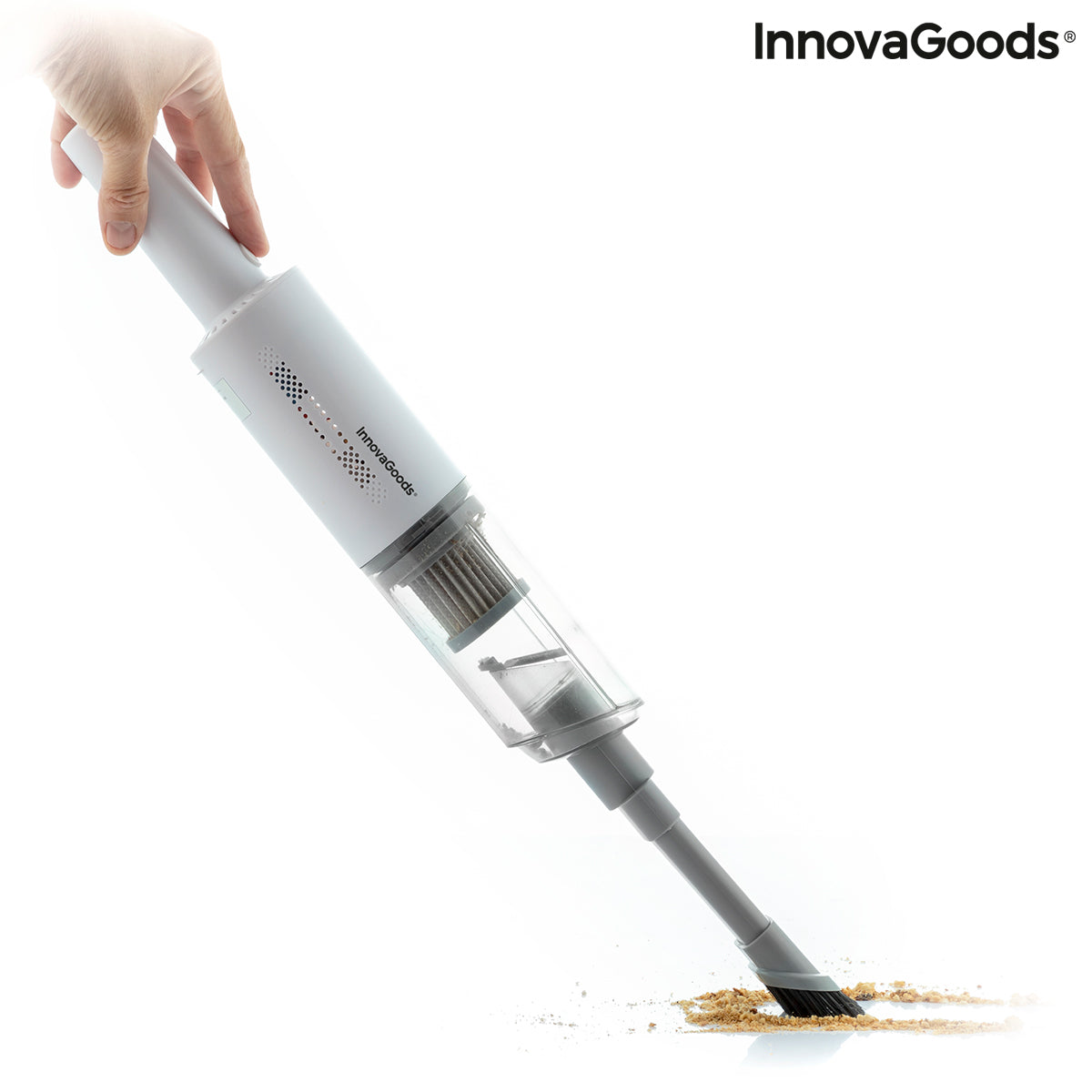 Oppladbar håndholdt støvsuger med 3 tilbehør Hancuum Stretto