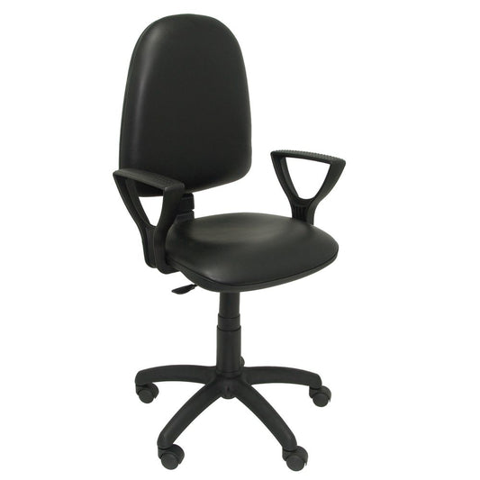 Kontorstol Ayna Similpiel P&C 4NBGOLF Svart