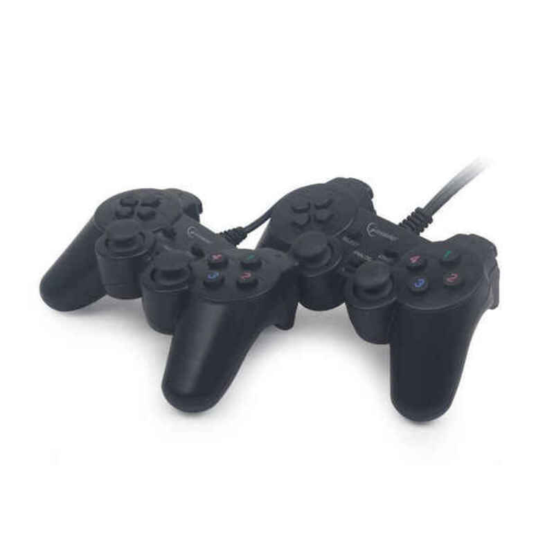 Spillkontroll GEMBIRD Dual Gamepad PC Svart
