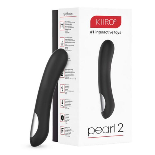 Perle 2 Teledildonic Vibrator Svart Kiiroo