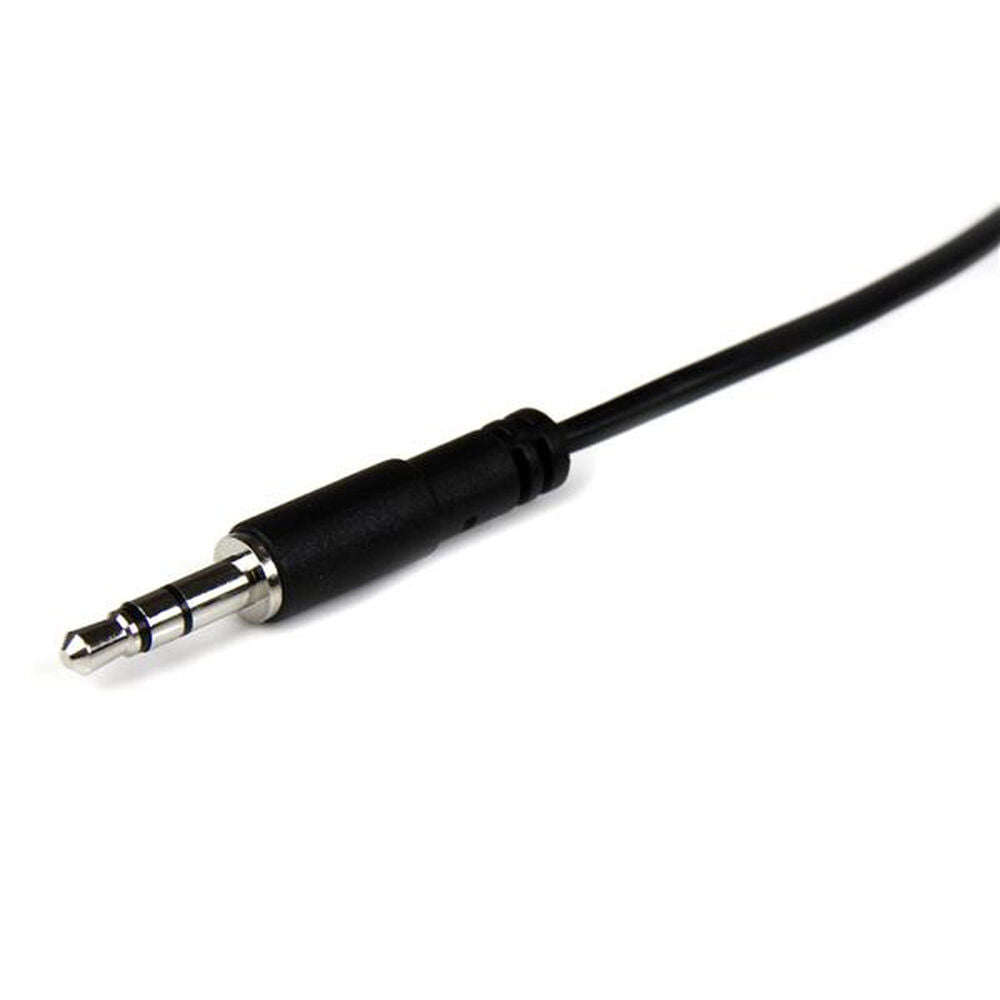 Jack Forlengelseskabel (3.5 mm) Startech MU1MMFS              Svart 1 m