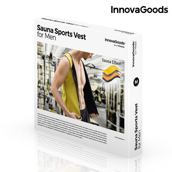Stretto Sportsvest for Menn med Badstueeffekt