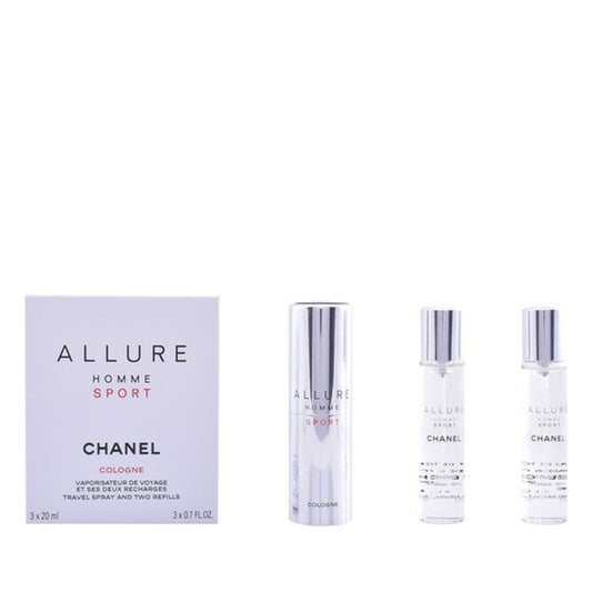 Herre parfyme Allure Homme Sport Cologne Chanel 123300 EDC (3 pcs) 20 ml