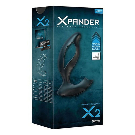 Xpander X2 Silikon Noir Massasjeapparat for Prostata Joydivision (11,5 cm) Svart