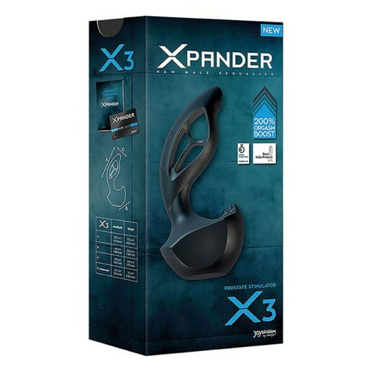 Xpander X3 Silikon Noir Massasjeapparat for Prostata Joydivision Xpander X3 Svart