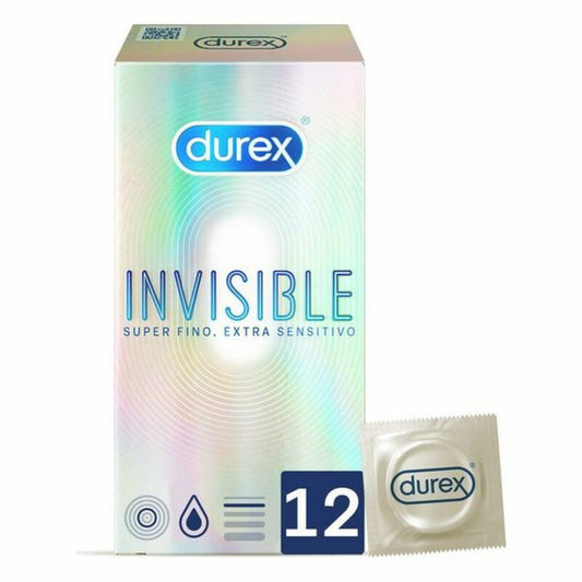 Kondomer Durex Invissible 12 Deler 12 enheter