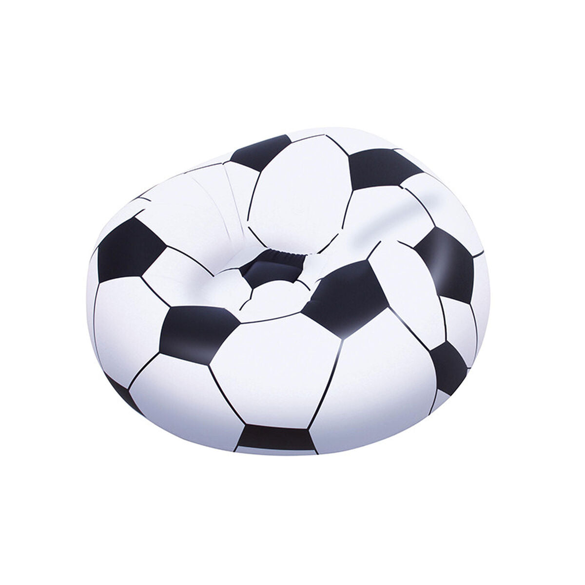 Oppblåsbar puff Bestway Flerfarget 114 x 112 x 71 cm Fotball