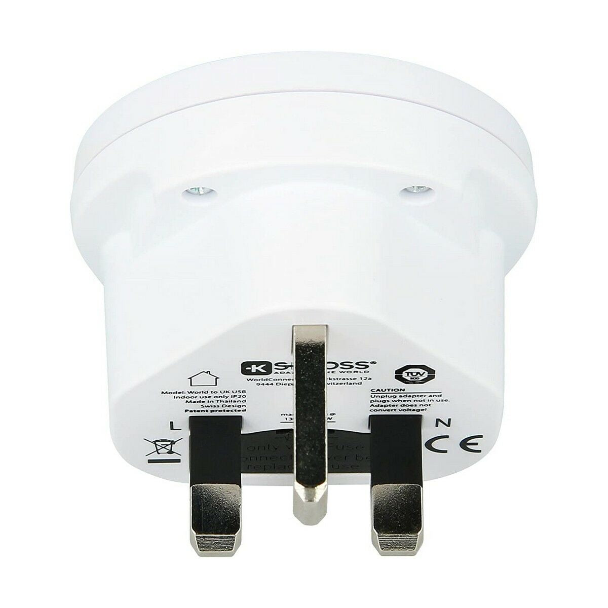 Nåværende Adapter Skross 1500267 Storbritannia Internasjonal 1 x USB