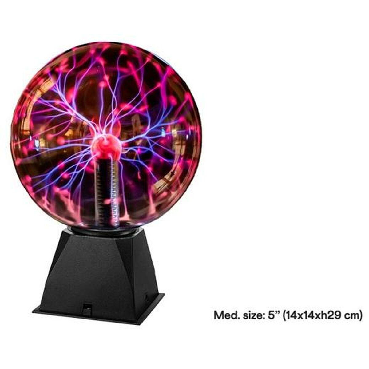 Plasma ball iTotal 14 x 14 x 29 cm Rosa Flerfarget