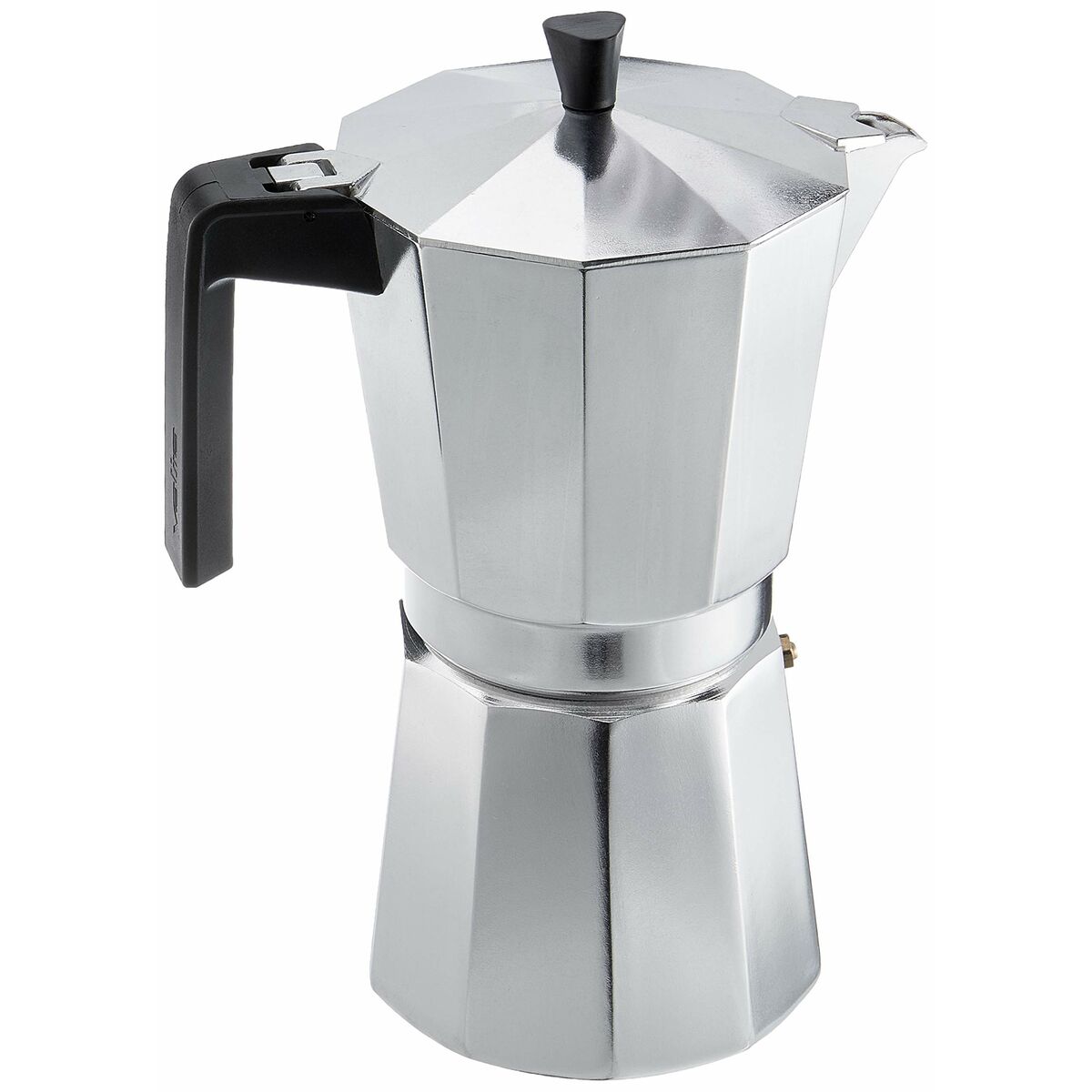 Italian Kaffekanne Valira VITRO 12T Sølv Aluminium (12 Kupit)