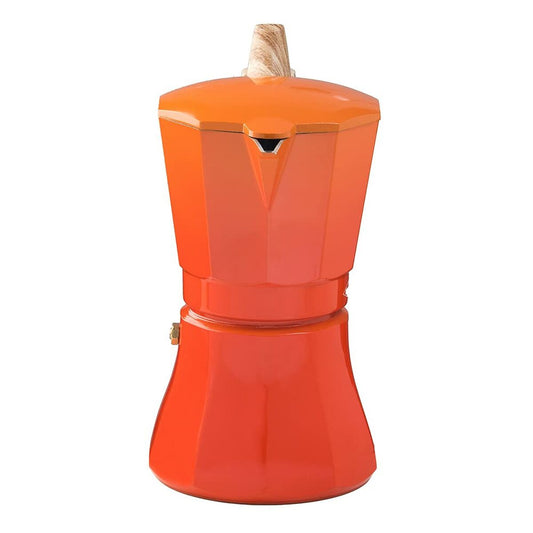 Italian Kaffekanne Oroley Petra 6 Kopper Oransje Aluminium