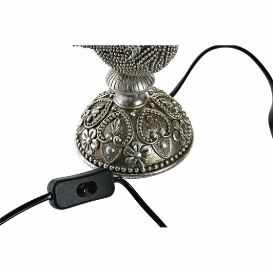 Bordlampe DKD Home Decor Sølv Gyllen Harpiks 220 V 50 W 23 x 23 x 46 cm (2 enheter)