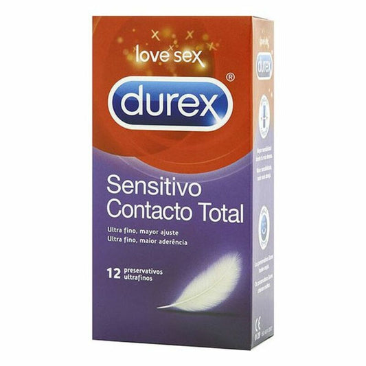 Kondomer Durex Sensitivo Contacto Total 12 enheter