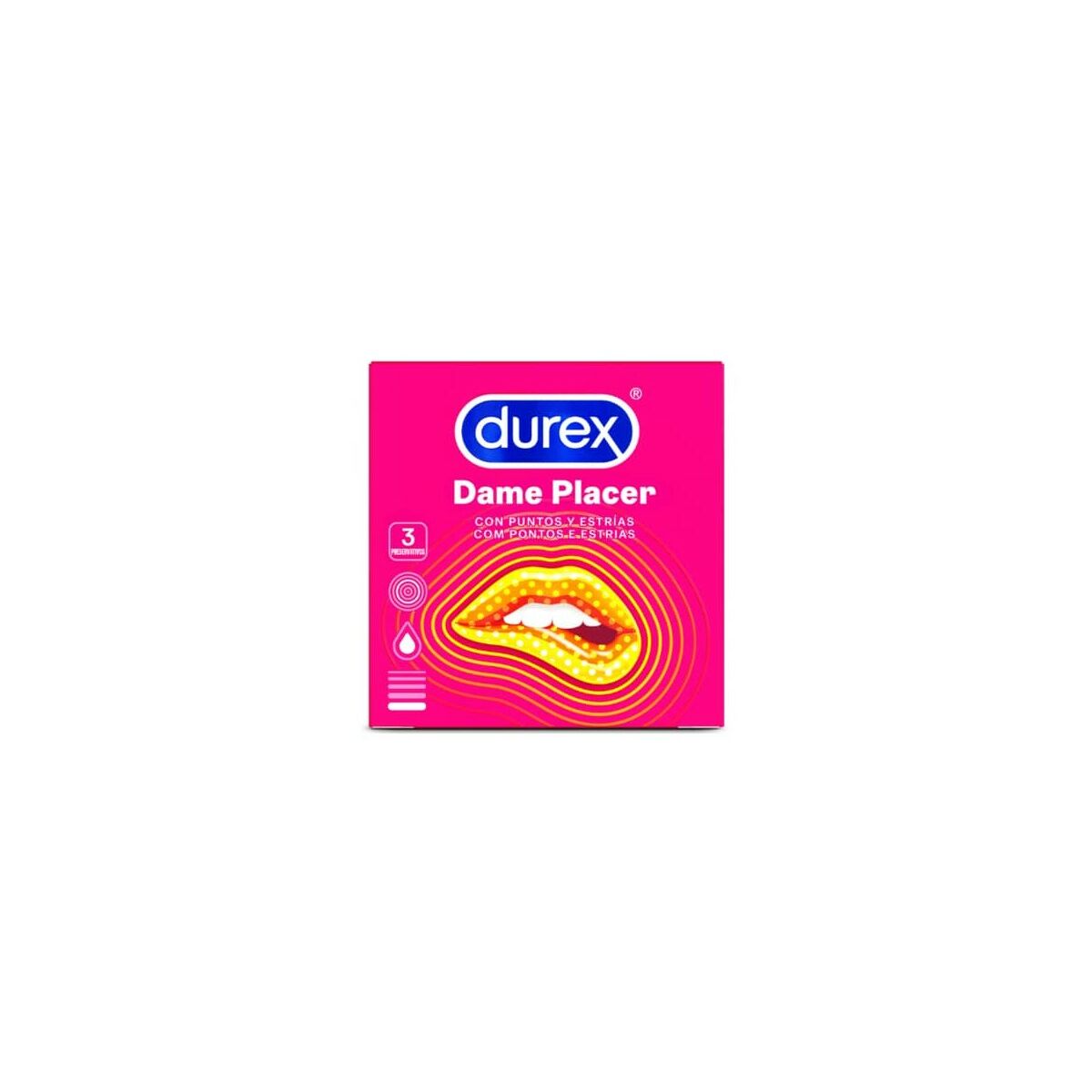 Kondomer Dame Placer Durex 3 uds