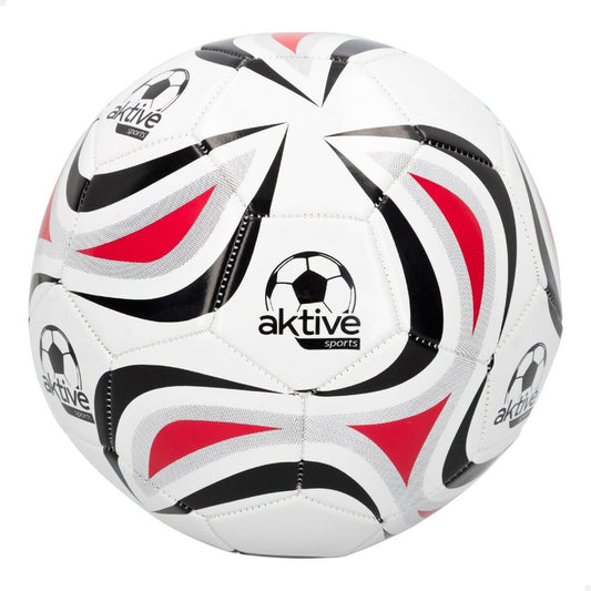 Fotball Aktive 5 Ø 22 cm Hvit PVC (12 enheter)