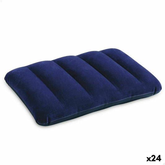 Pute Intex Downy Pillow Oppblåsbar Blå 43 x 9 x 28 cm (24 enheter)