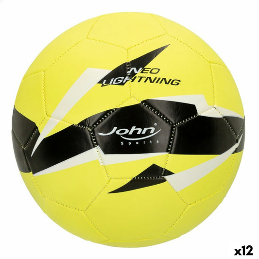 Fotball John Sports World Star 5 Ø 22 cm Lær (12 enheter)