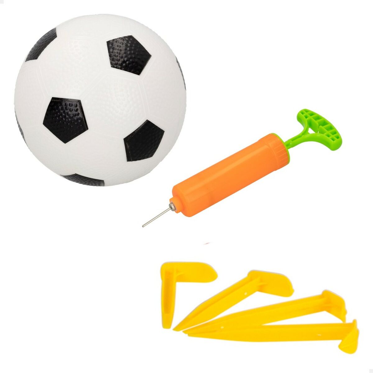 Fotballmål Colorbaby 90 x 59 x 59 cm Sammenleggbar (4 enheter)