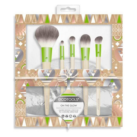 Sett med Sminkebørster Holiday Vibes Ecotools (6 pcs)