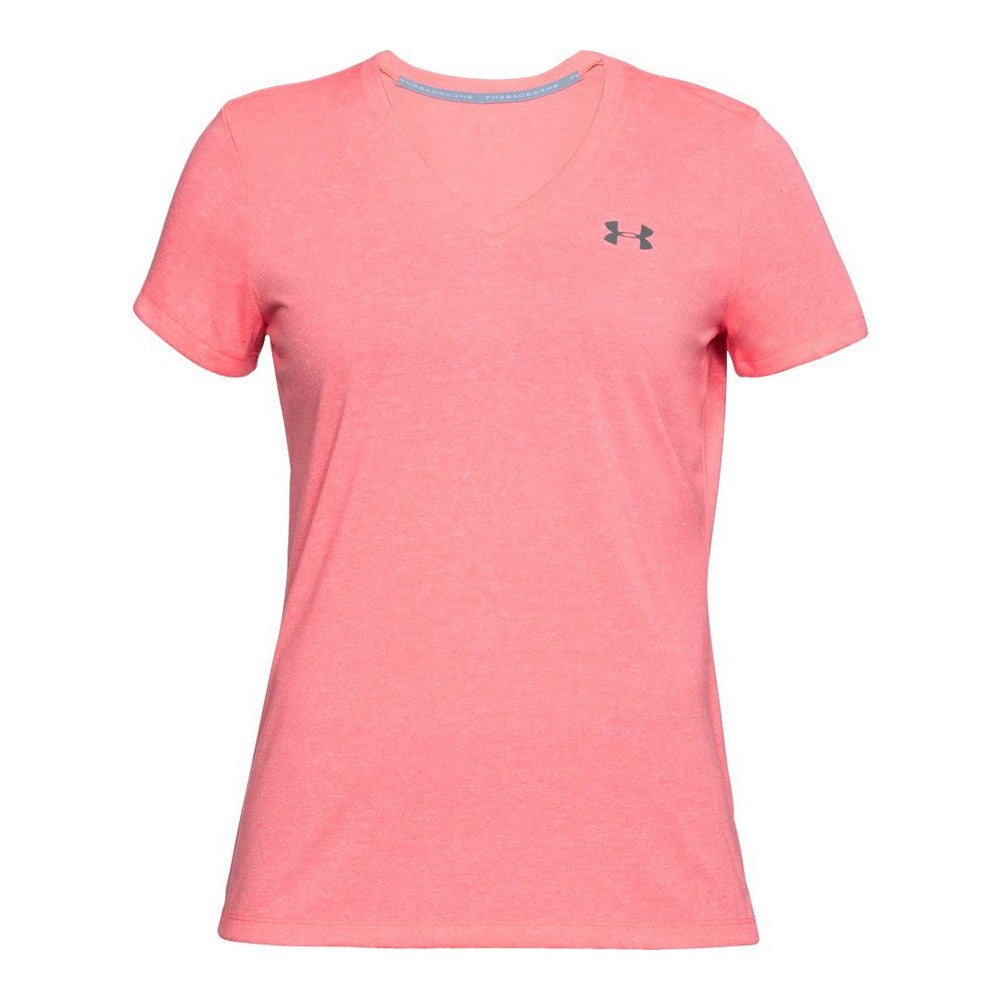 Kortarmet T-skjorte til Kvinner Under Armour 1289650-819 Rosa