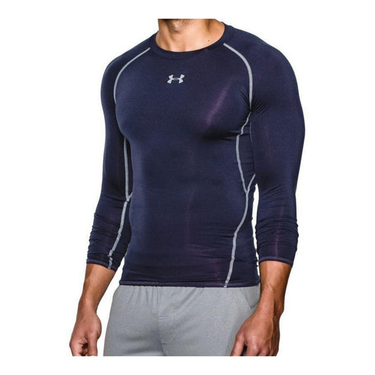 Kompresjons T-skjorte med lange ermer for menn Under Armour 1257471-410  Marineblå