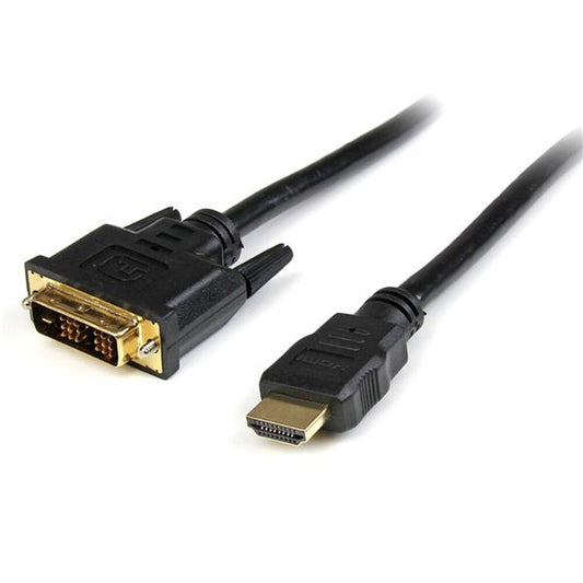 HDMI til DVI-adapter Startech HDDVIMM5M            Svart 5 m