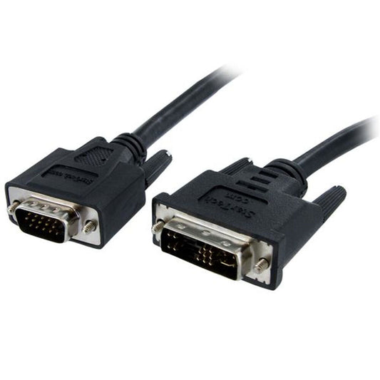 DVI-A til VGA-Kabel Startech DVIVGAMM1M           Svart 1 m